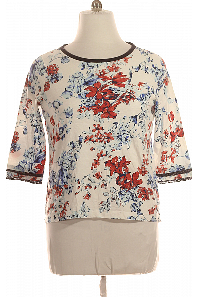 Marks & Spencer Dámské Tričko Barevné Second Hand Vel. 44