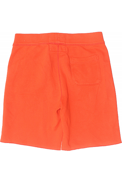 Pánské Teplákové Kraťasy Oranžové Abercrombie&Fitch Vel. M