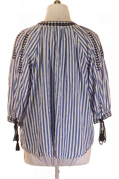 Dámské Tričko Modré ZARA Second hand Vel. XL