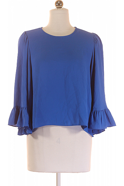  Halenka Jednobarevná Modrá ZARA Second Hand Vel.  XS
