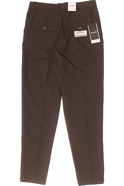 Pánské Chino Kalhoty Polyesterové Hnědé JACK & JONES