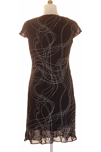 Dorothy Perkins  Šaty Z Chiffonu Černé Vel. 42