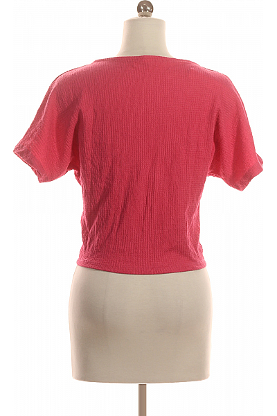 ZARA Dámské Tričko Růžové Second hand Vel.  S