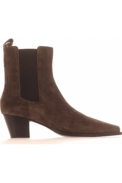 Dámské Kotníkové Boty Kožené Hnědé Copenhagen Shoes Vel. 40