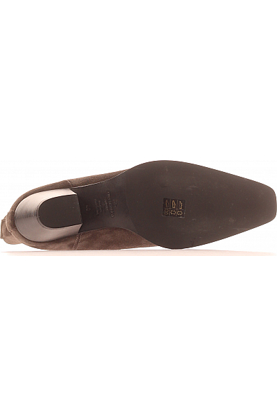 Dámské Kotníkové Boty Kožené Hnědé Copenhagen Shoes Vel. 40