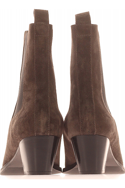 Dámské Kotníkové Boty Kožené Hnědé Copenhagen Shoes Vel. 40