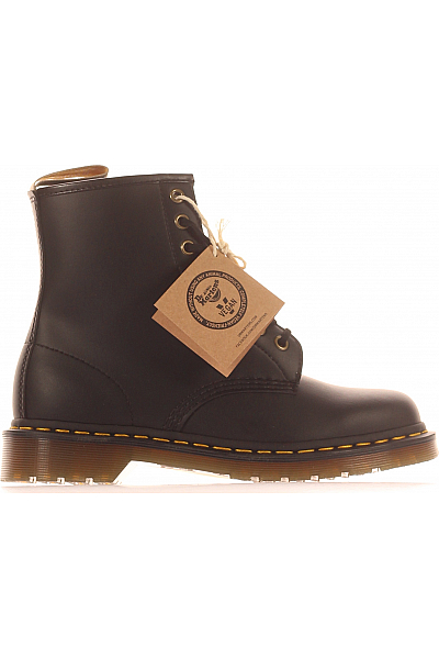 Dámské Boty Koženkové Černé Dr.Martens Vel.  39