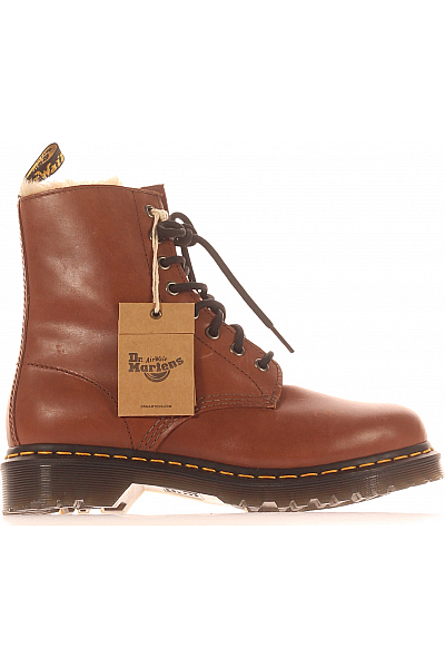 Dr.Martens Dámské Boty Kožené Hnědé Outlet Vel.  38