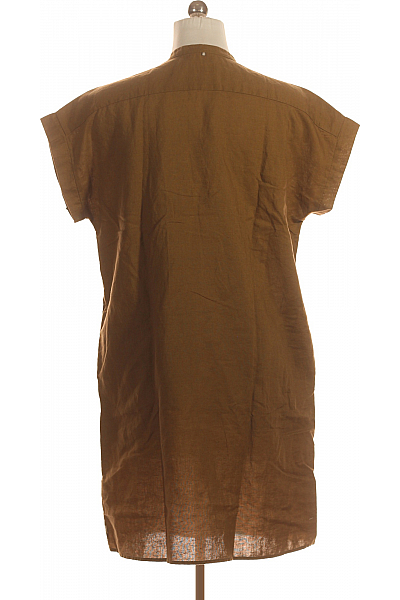 Camel Active Šaty Lněné Khaki