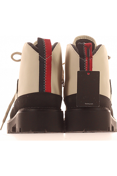 Pánské Kotníkové Boty Kožené Béžové TOMMY HILFIGER Vel.  43