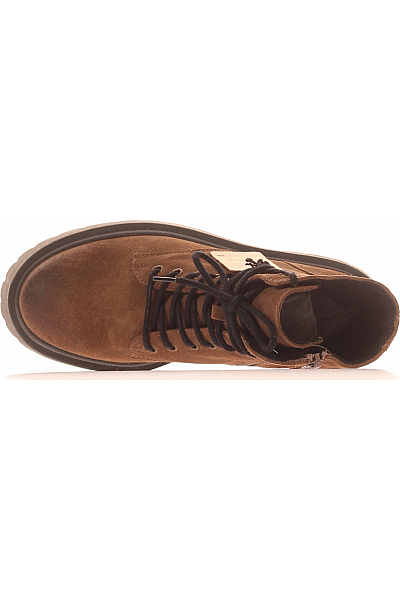 Dámské Boty Kožené Hnědé Steve Madden Vel. 37