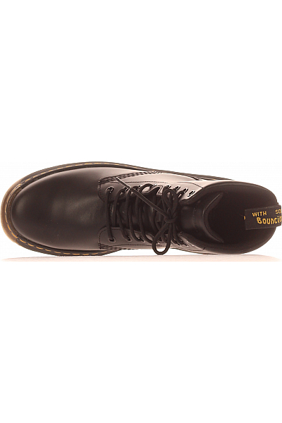 Pánské Boty Kožené Černé Dr.Martens Vel.  43