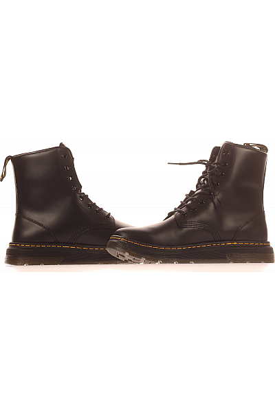 Pánské Boty Kožené Černé Dr.Martens Vel.  43