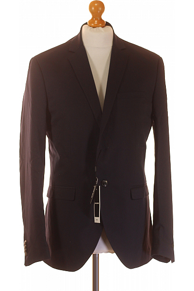 JACK & JONES Společenské Pánské Sako Modré Vel. 52