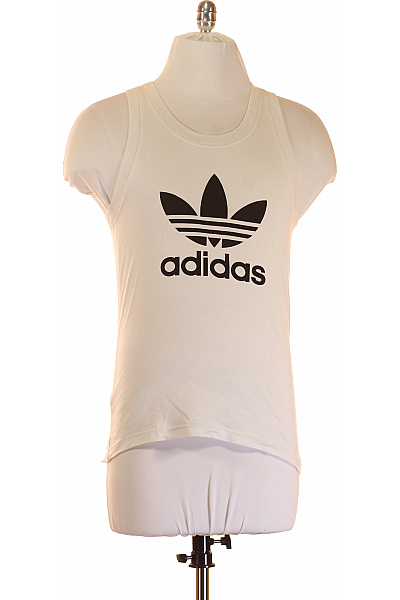 Pánské Tričko Bílé ADIDAS Vel. XS