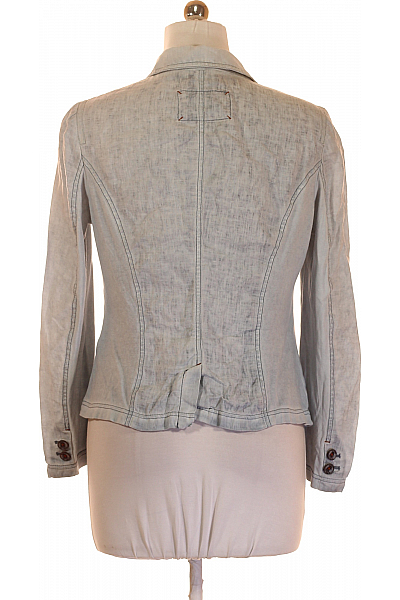 Dámské Sako Lněný Modrý GERRY WEBER Vel. 38