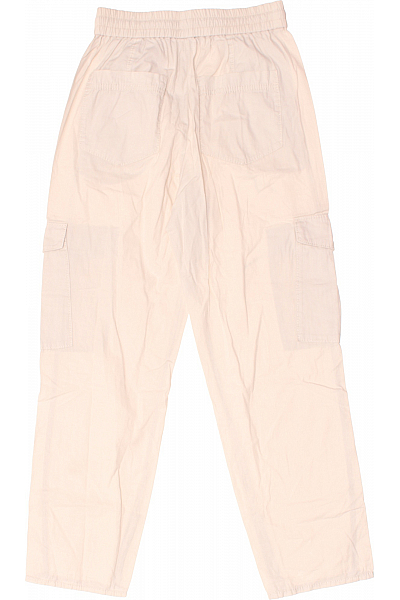 Massimo Dutti Dámské Kalhoty Kapsáče Béžové Vel.  36