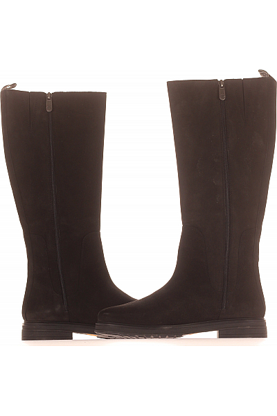 Dámské Boty Kožené Černé Timberland Vel.  39