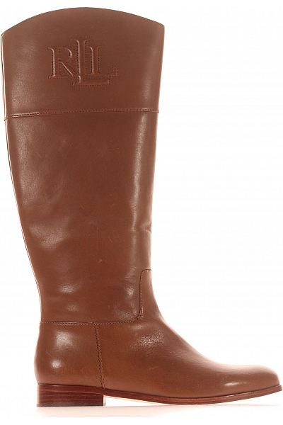 Ralph Lauren Dámské Boty Kožené Hnědé Ralph Lauren Dámské Boty Kožené Hnědé