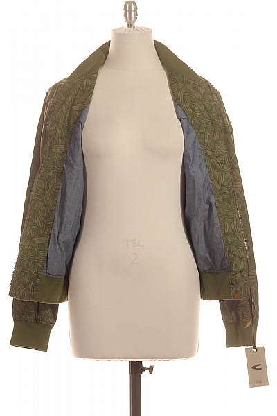 Camel Active Dámská Bomber Bunda Zelený Outlet