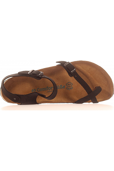 Comfortfusse Dámské Sandály Kožené Černé Outlet