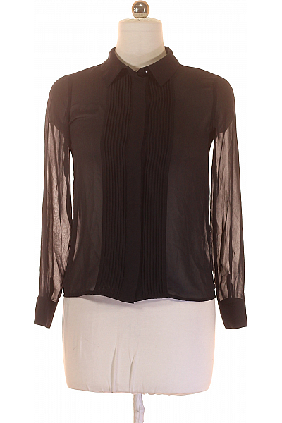 Dámská Košile Černá ZARA Second Hand Vel.  XS