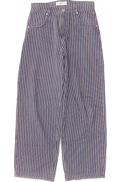 PULL&BEAR Dámské Džíny Modré Second Hand Vel. 34