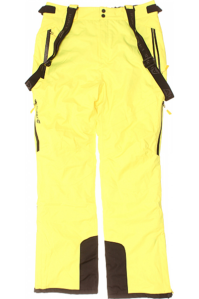 ALPINE PRO Pánské Lyžařské Kalhoty Žluté Vel. L