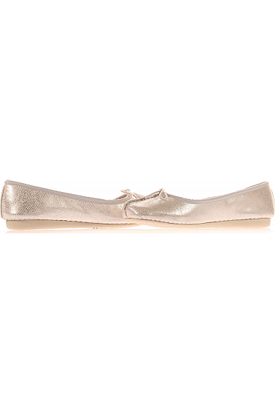 Dámské Boty Kožené Stříbrné Clarks Vel. 39