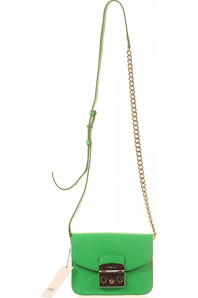  Kabelka Kožená Zelená FURLA Outlet