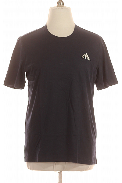 Pánské Tričko Modré ADIDAS Outlet