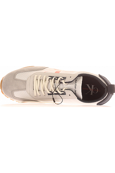 Pánské Boty YM0YM00417 Bílé Calvin Klein Vel.  42