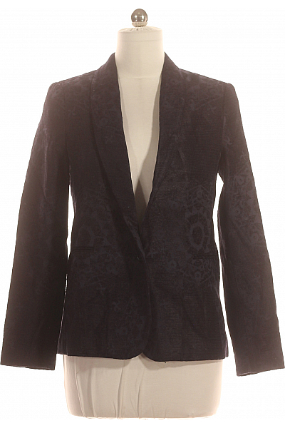 DESIGUAL Teplé Dámské Sako Modré Vel.  38