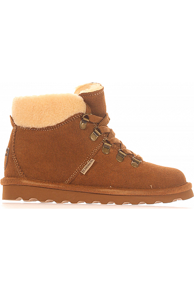 Bearpaw Dámské Kotníkové Boty Kožené Hnědé Vel.  37