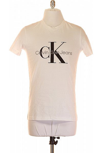 Pánské Tričko Bílé Calvin Klein Vel. M