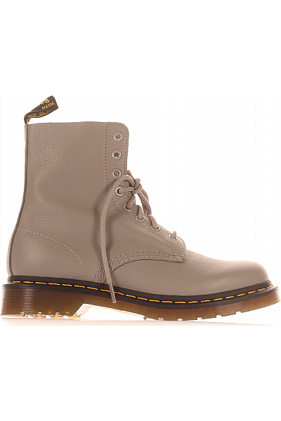 Dr.Martens Dámské Boty Kožené Šedé Outlet Vel.  39