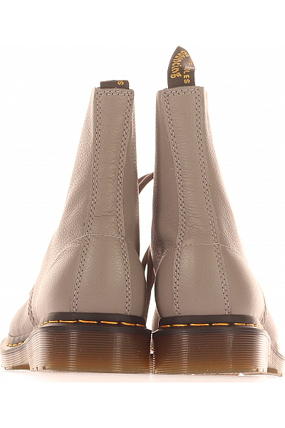 Dr.Martens Dámské Boty Kožené Šedé Outlet Vel.  39