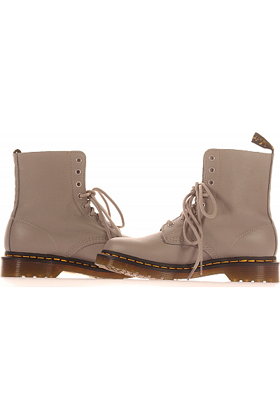 Dr.Martens Dámské Boty Kožené Šedé Outlet Vel.  39
