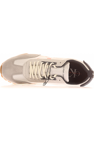 Pánské Boty YM0YM00417 Bílé Calvin Klein Outlet Vel.  41