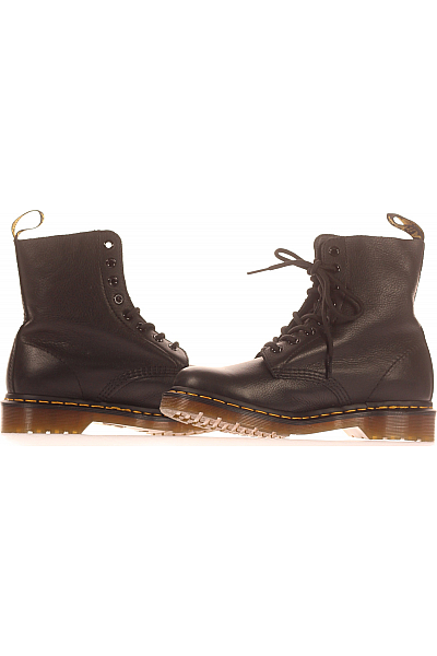 Dámské Kotníkové Boty Kožené Černé Dr.Martens Vel.  40