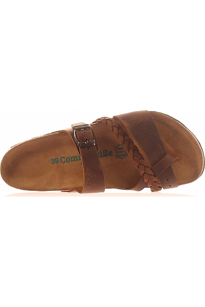 Comfortfusse Dámské Boty Kožené Hnědé Outlet Vel. 39