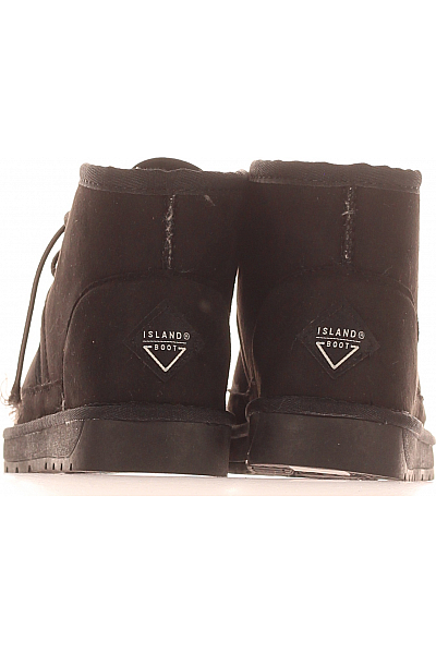 Dámské Boty Černé Island Boot Outlet Vel. 38