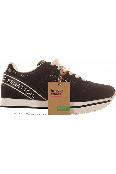 BENETTON Dámské Tenisky JOY MIX Černé Outlet Vel. 41