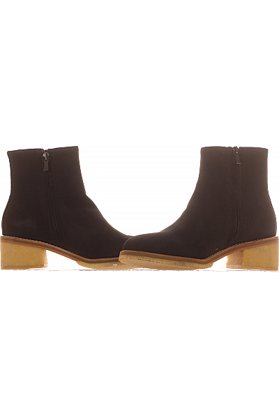 Clarks Dámské Kotníkové Boty Kožené Černé Vel. 39