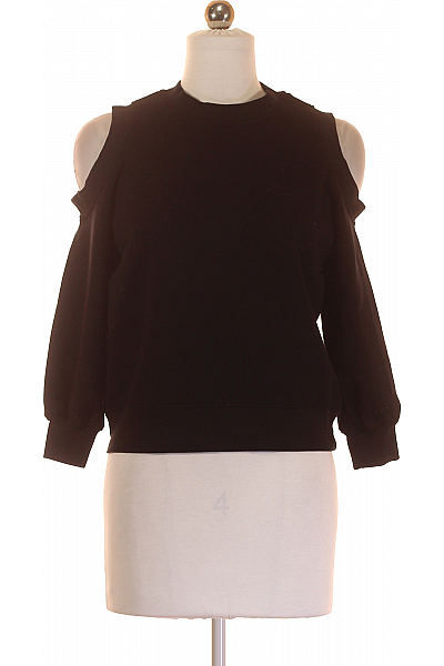 Karl Lagerfeld Dámská Mikina Černá Second Hand Vel. XS