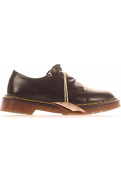 Dámské Boty Kožené Černé Dr.Martens