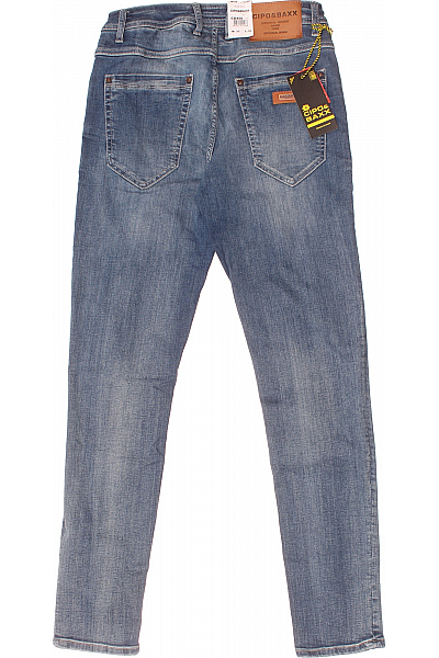 Slim Fit Pánské Džíny Modré Cipo&Baxx Outlet Vel. 32/32