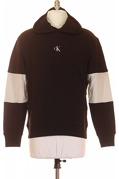 Pánská Mikina Černobílá Calvin Klein Vel. M