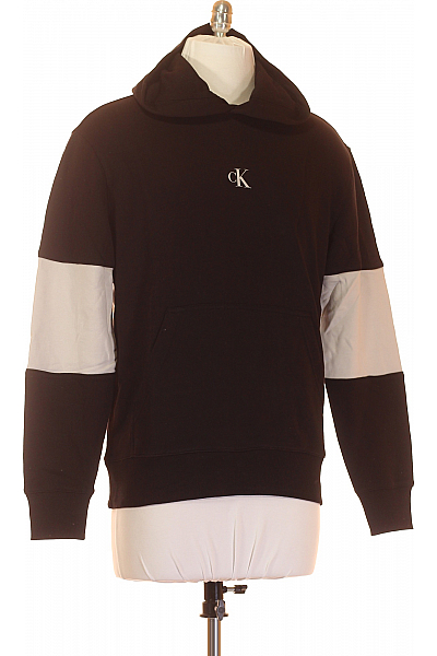 Pánská Mikina Černobílá Calvin Klein Vel. M