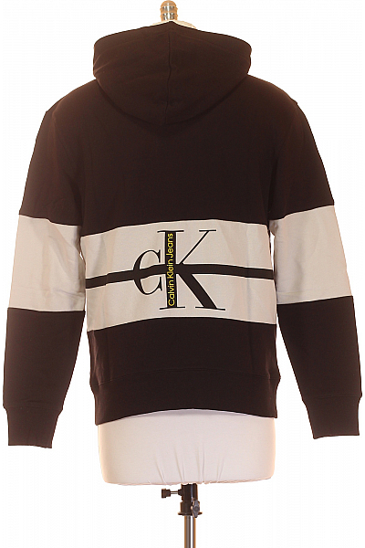 Pánská Mikina Černobílá Calvin Klein Vel. M